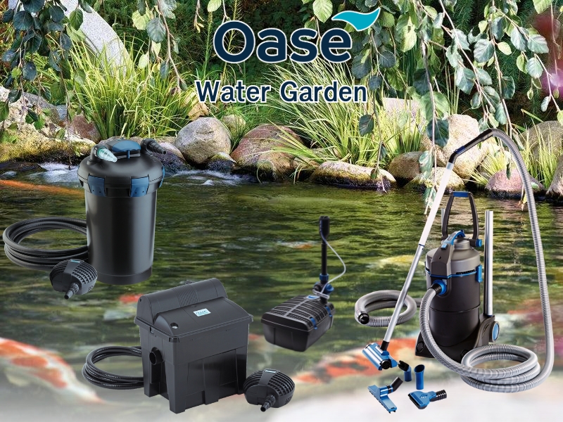 Oase Water Garden เป็นแบรนด์ชั้นนำด้านผลิตภัณฑ์สำหรับตกแต่งสวนน้ำและบ่อปลาคราฟ ที่มีชื่อเสียงในเรื่องของดีไซน์ที่สวยงาม คุณภาพที่ยอดเยี่ยม และความหลากหลายของผลิตภัณฑ์ ซึ่งจะช่วยให้คุณสร้างสวนน้ำในฝันได้อย่างง่ายดาย